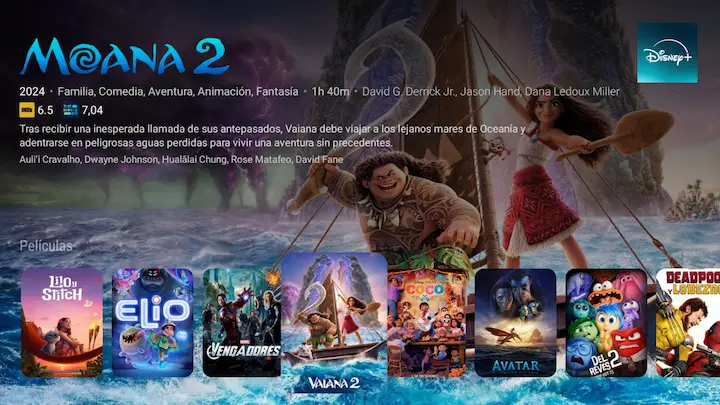 Captura de pantalla principal