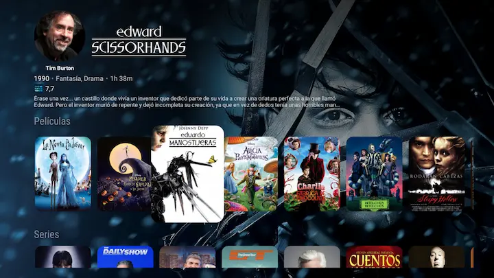 Captura de pantalla principal